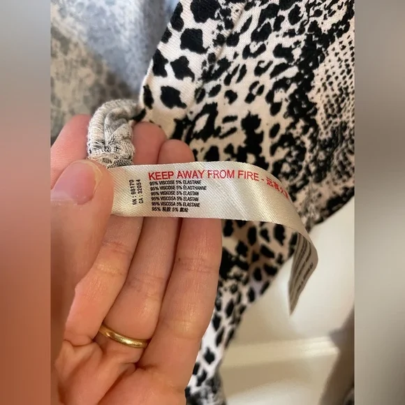 Free People Gotcha Bodysuit in Snakeskin & Leopard Print Size Medium - Picture 8 of 9